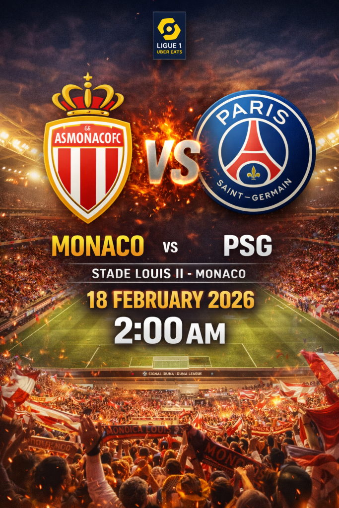 Monaco vs PSG