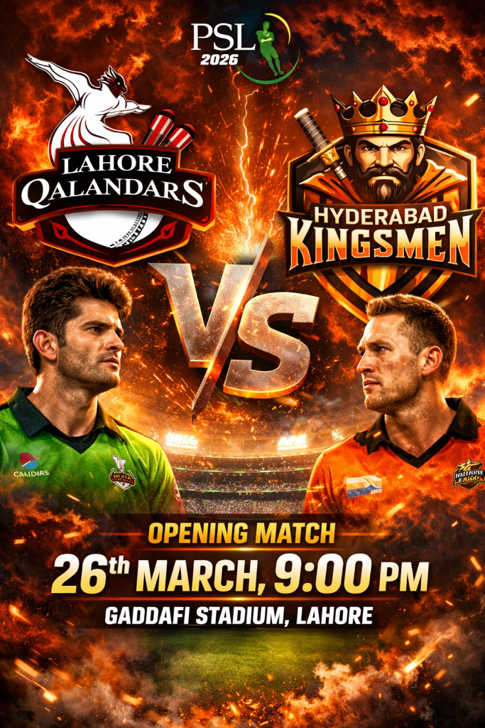 Lahore Qalandars vs Hyderabad Houston Kingsmen: 1st Game Preview Match Insights