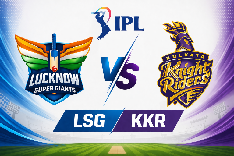 Live Score Update KKR vs LSG IPL 2026 Match 15