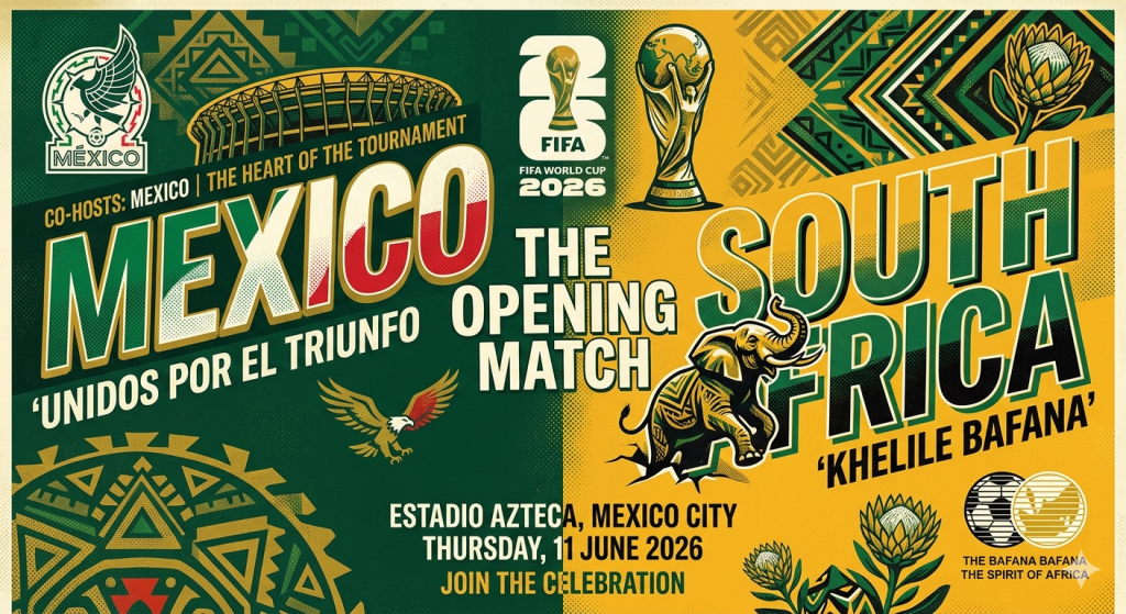 Mexico vs South Africa
FIFA World Cup 2026 – Opening Match